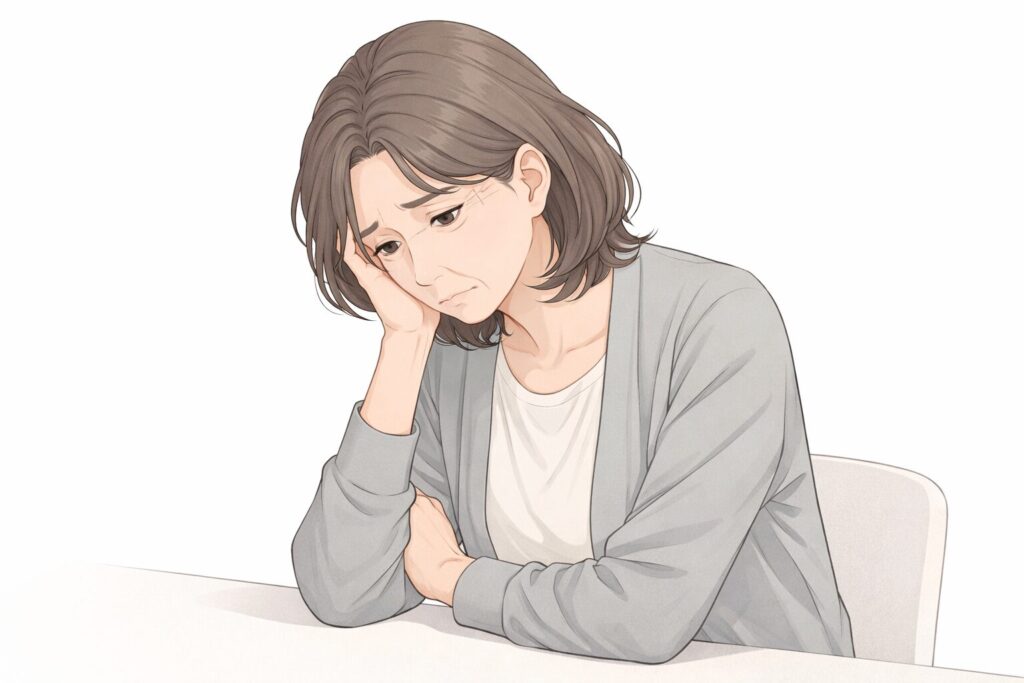 夫の収入を知らされないまま介護と向き合い、静かな迷いを抱える59歳女性の姿